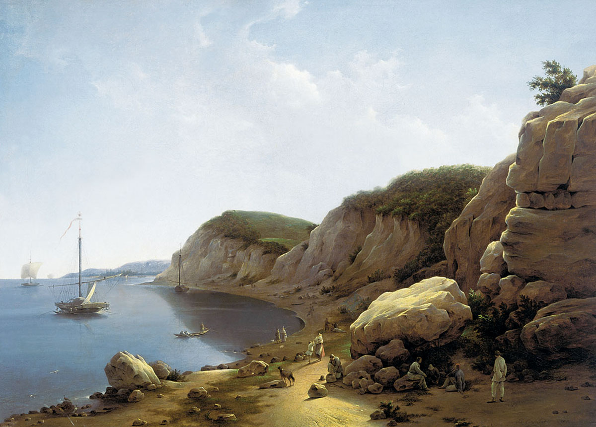 Вид Сюкеевских гор в 1840 году
