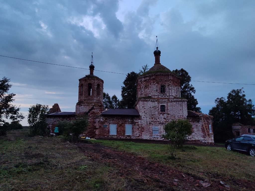 Консервация храма в Селенгуши